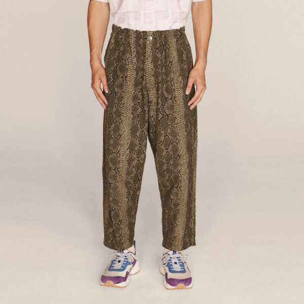 YMC Dum Dum Trousers - Snakeskin Green