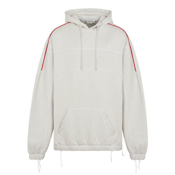 FILA REDEFINED Ruined Hoodie - Lunar Grey