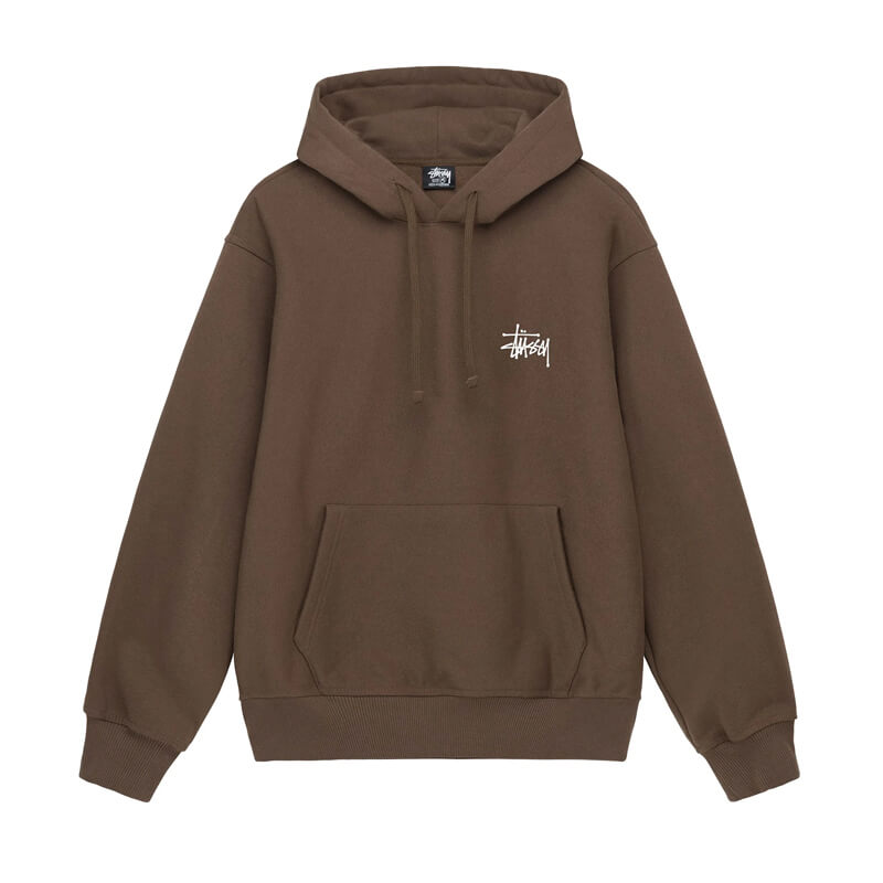 STUSSY Basic Stüssy Hood - Coffee | TheRoom Barcelona