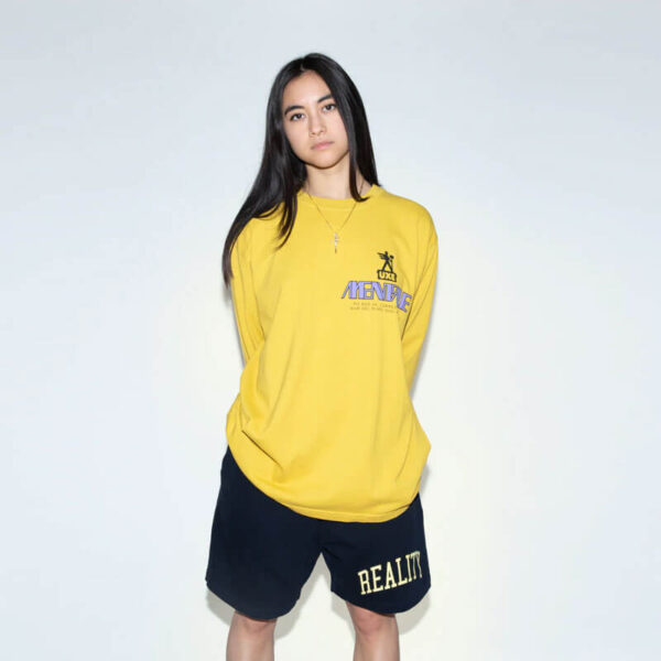 Arte Povera LS Tee - Washed Mustard