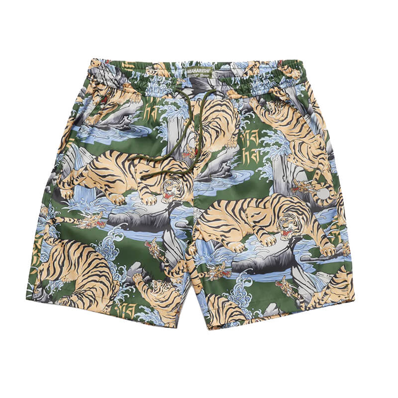 MAHARISHI Water Tiger SwimShort - Olive | TheRoom Barcelona