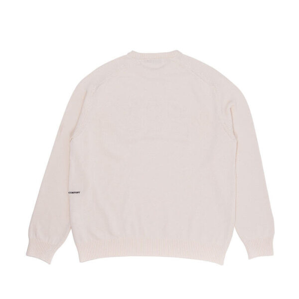 POP TRADING CO. Arch Knitted Crewneck - Off White