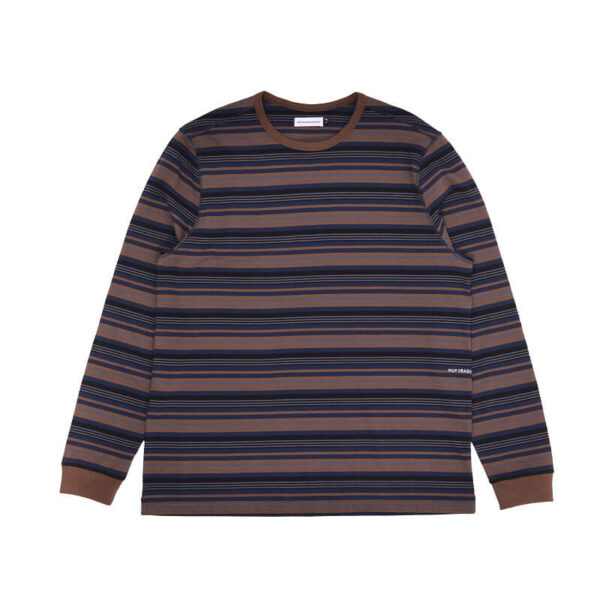 POP TRADING CO. Stripe Longsleeve T-shirt - Rain Drum