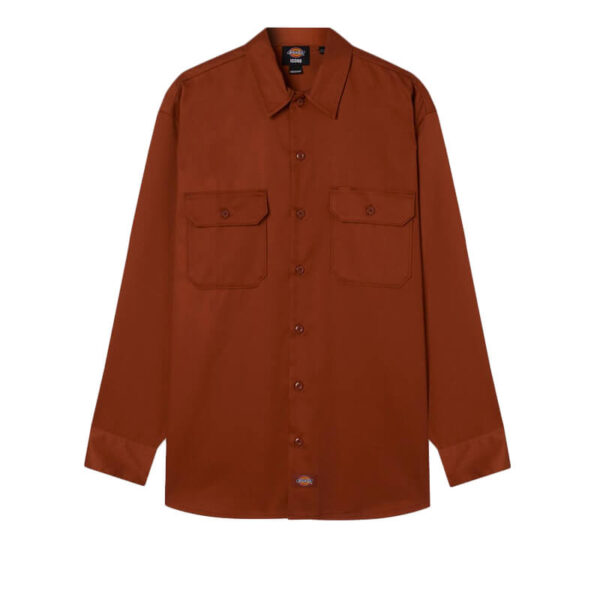 DICKIES_LSWORKSHIRT_GINGERBREAD1