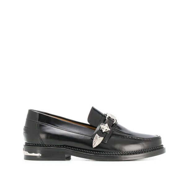 TOGA Metal Loafer - Black Polish