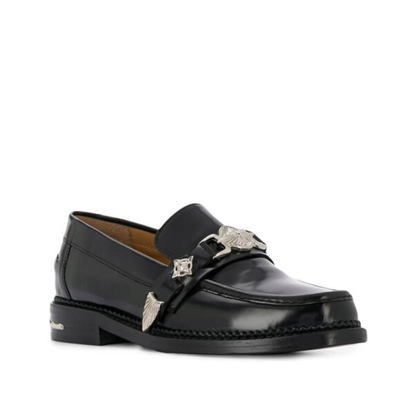 TOGA Metal Loafer - Black Polish