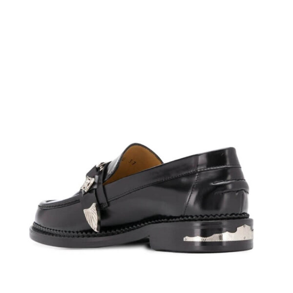 TOGA Metal Loafer - Black Polish