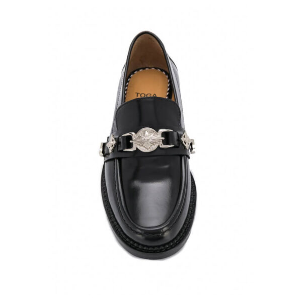 TOGA Metal Loafer - Black Polish