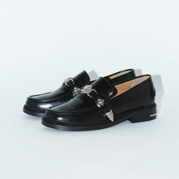 TOGA Metal Loafer - Black Polish