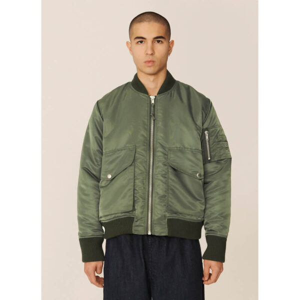 YMC Bros Bomber Jacket - Olive | TheRoom Barcelona