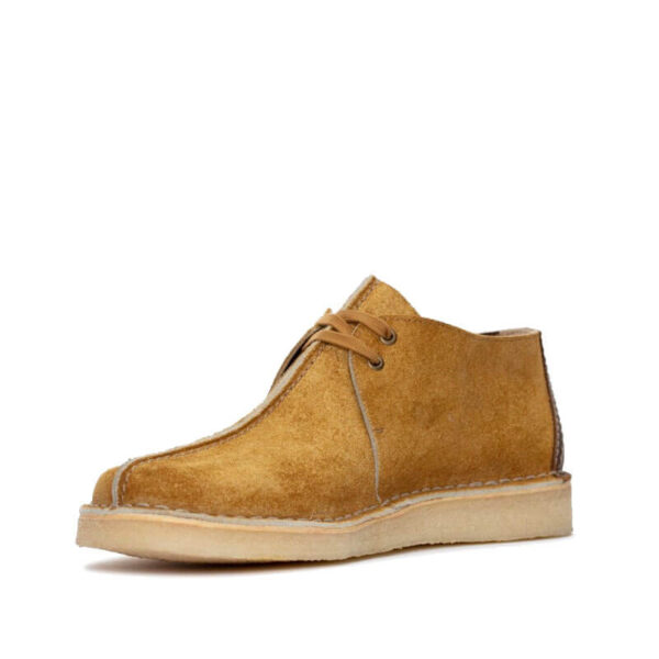 clarks desert trek hairy suede