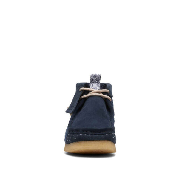 CLARKS ORIGINALS Wallabee Boots - Navy Sashiko