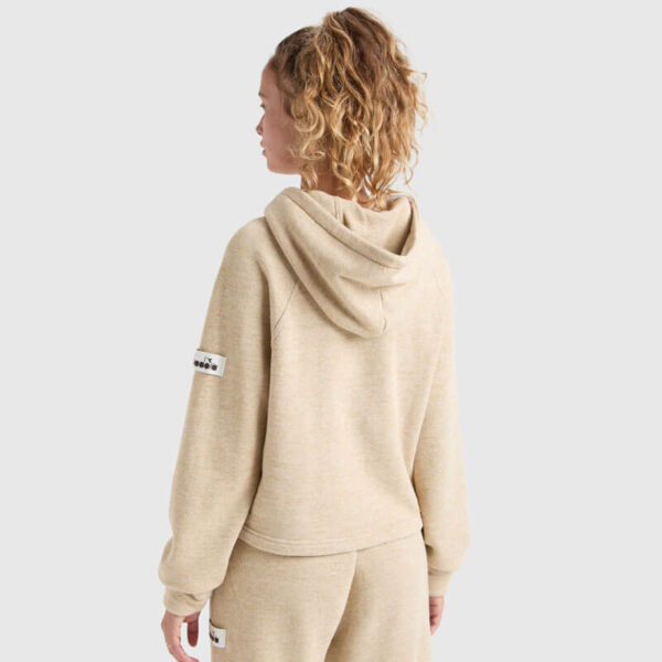 Manifesto 2030 Crop Hoodie - Pebble Melange