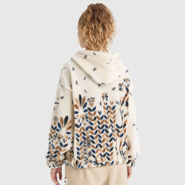 Manifesto 2030 Fleece Hoodie - Antique White