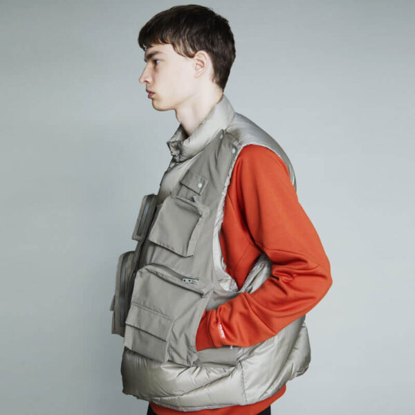 2Way Diagonal Vest - Sage Green