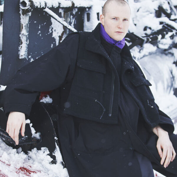 Layered 3Ways Coat - Black