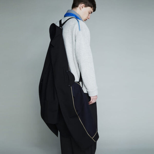 Layered 3Ways Coat - Black