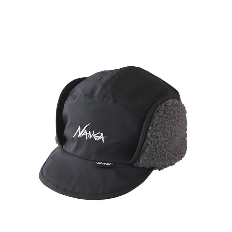 GRAMICCI x NANGA Aurora Fleece Mountain Cap - Black | TheRoom