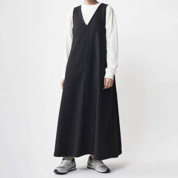 Wool Tent Dress - Charcoal