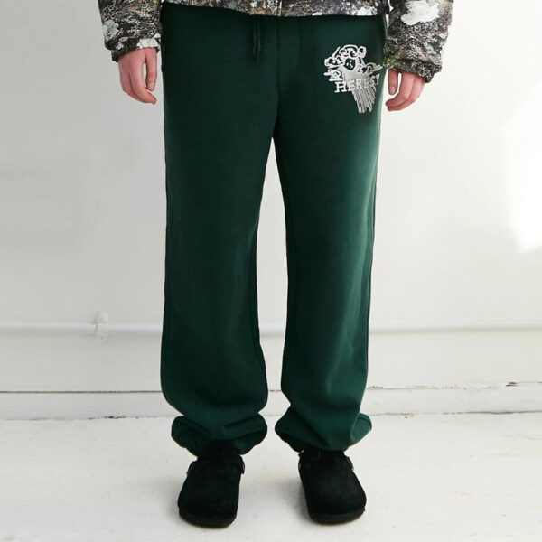 Heresy beam sweatpants forest 1