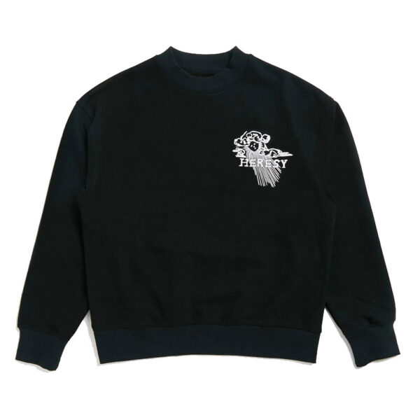 heresy beam sweatshirt black 1