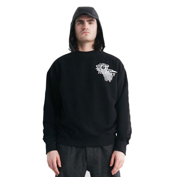 heresy beam sweatshirt black 4