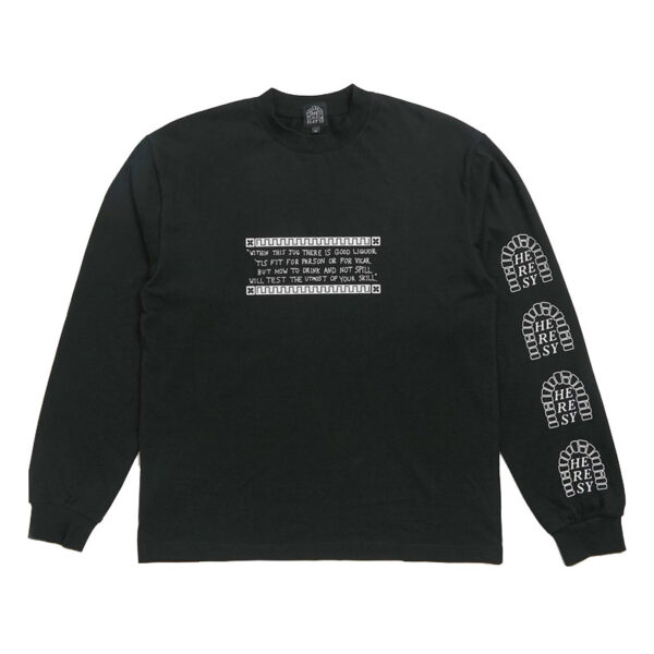 Heresy puzzle jug ls tee black 1