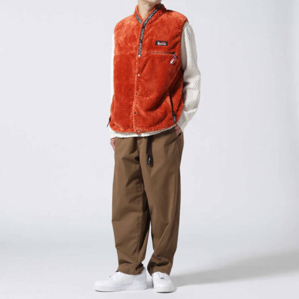 Thermal Fleece Vest - Rust