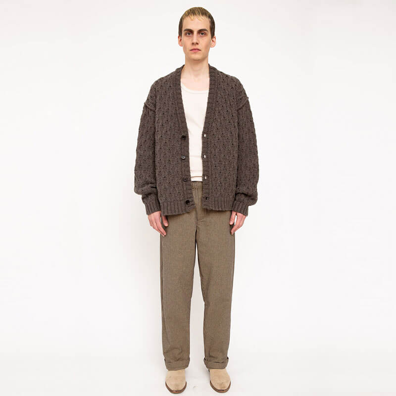 Fence Cardigan - Brown