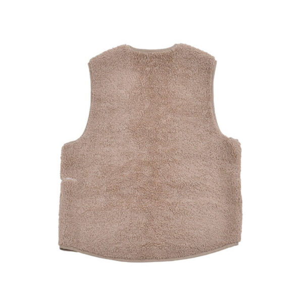 Harold Reversible Vest - White Pepper