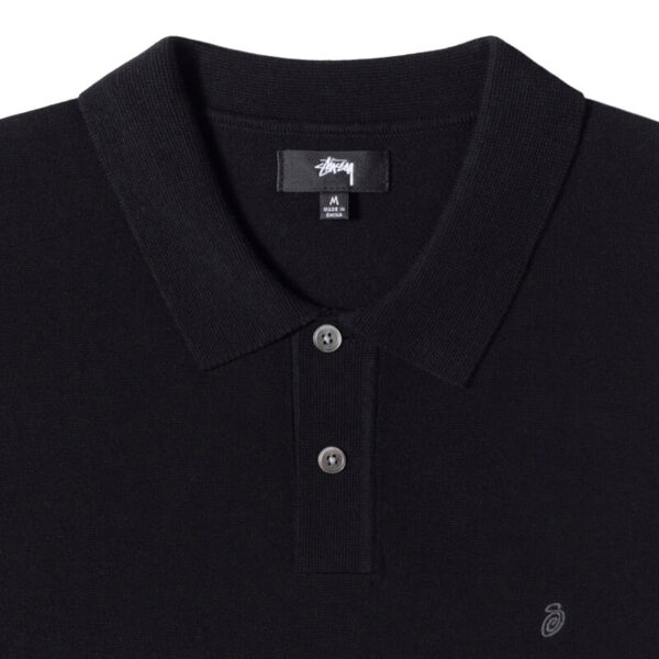 STUSSY Polo Sweater Classic - Black