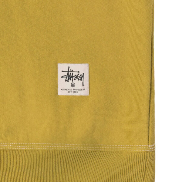 STUSSY Sudadera Contrast Stitch Label - Gold