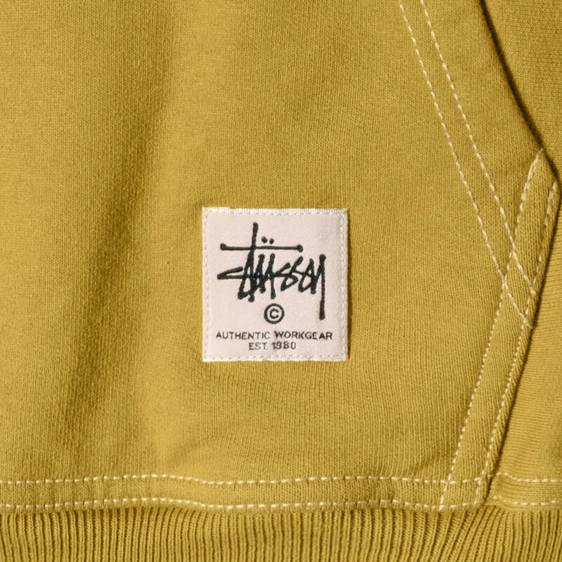 STUSSY Contrast Stitch Label Hood Gold TheRoom Barcelona