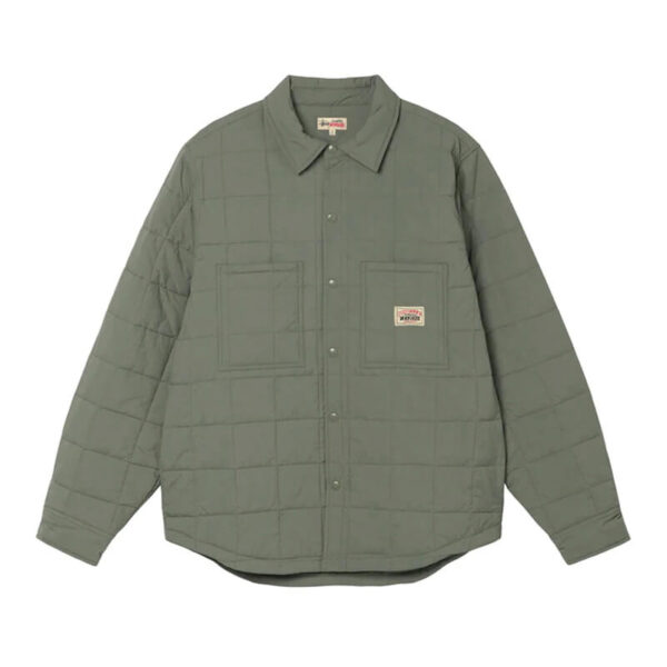 STUSSY_QUILTEDFATIGUESHIRT_OLIVE1