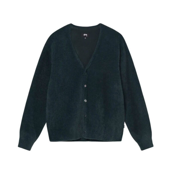 STUSSY Cardigan Shaggy - Dark Green