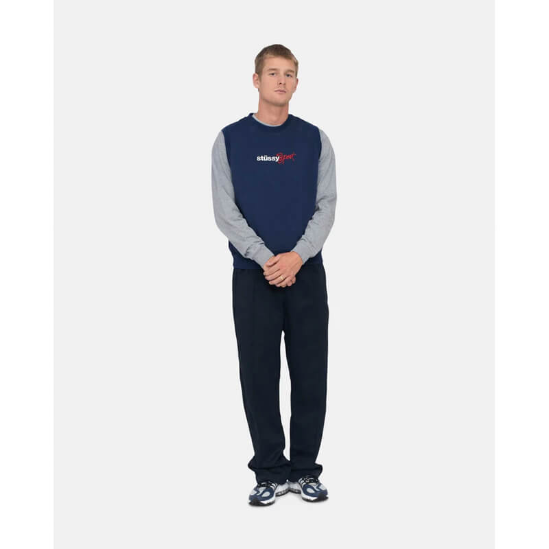 STUSSY Stüssy Sport Fleece Vest - Navy | TheRoom Barcelona