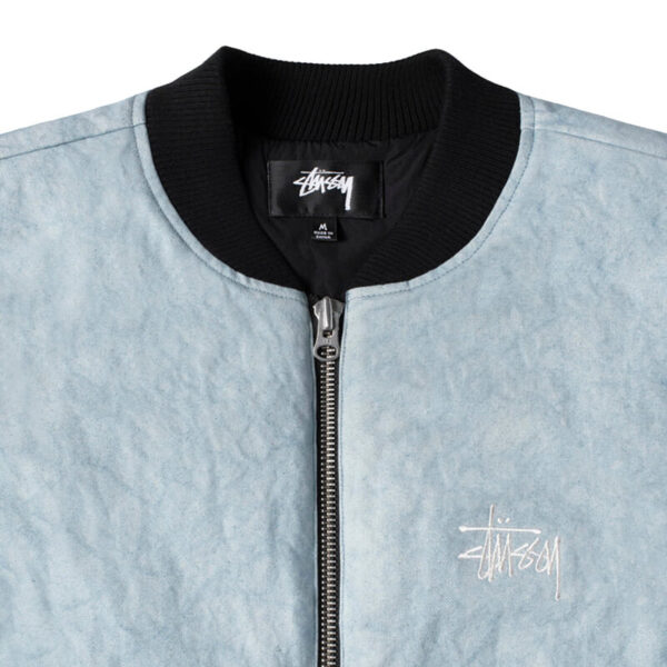STUSSY_WASHEDCANVASPRIMALOFTVEST_LBLU3