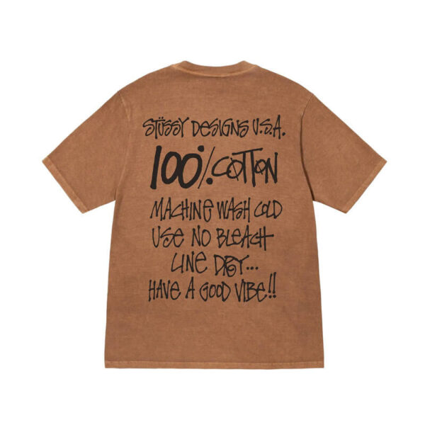 Stussy_100%-Pigmented-Tee_Almond