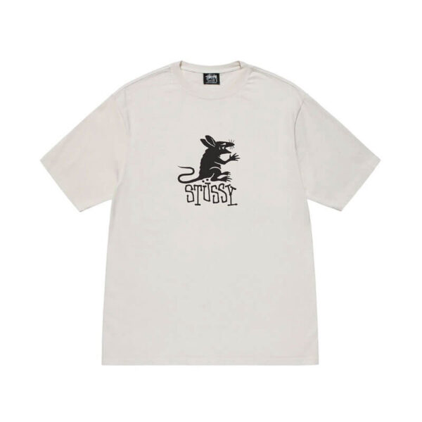 STUSSY Camiseta Rat Pigment Dyed - Natural