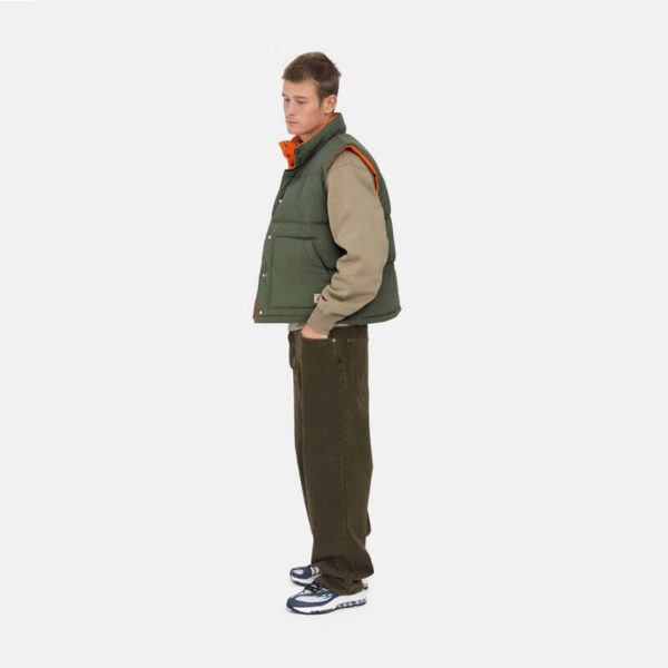 Rev Down Workwear Vest - Olive