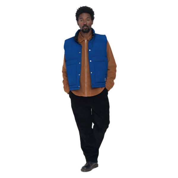 Rev Down Workwear Vest - Royal