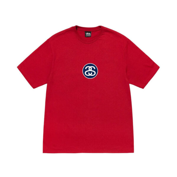 STUSSY Camiseta SS-Link - Dark Red