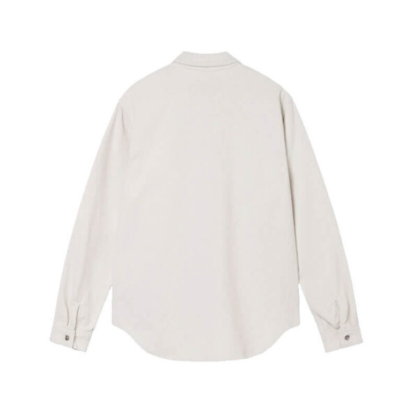 Wale Cord Zip Shirt - Bone
