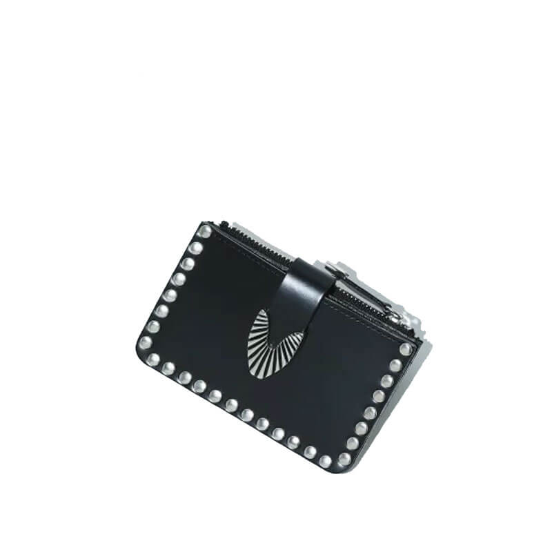 Leather Wallet Studs - Black