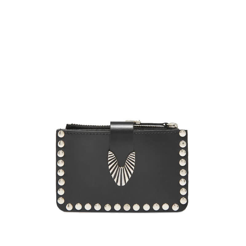 Leather Wallet Studs - Black