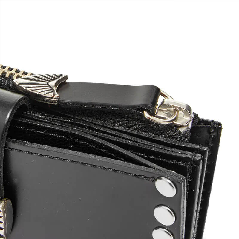 Leather Wallet Studs - Black