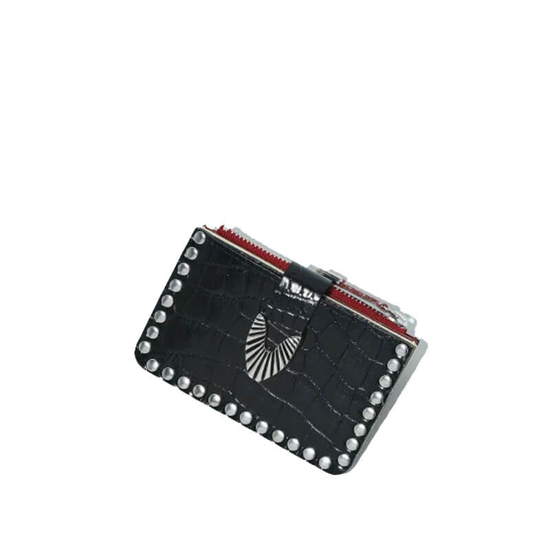 TOGA ARCHIVES Leather Wallet Studs - Mix Black | TheRoom Barcelona