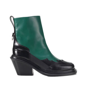 Toga-Archive_Cowboy-Leather-Boots_Mix-Green