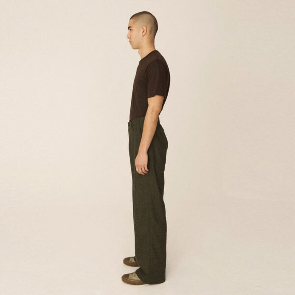 Deck Wool Trousers - Green