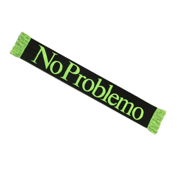 aries no problemo scarf black green 2